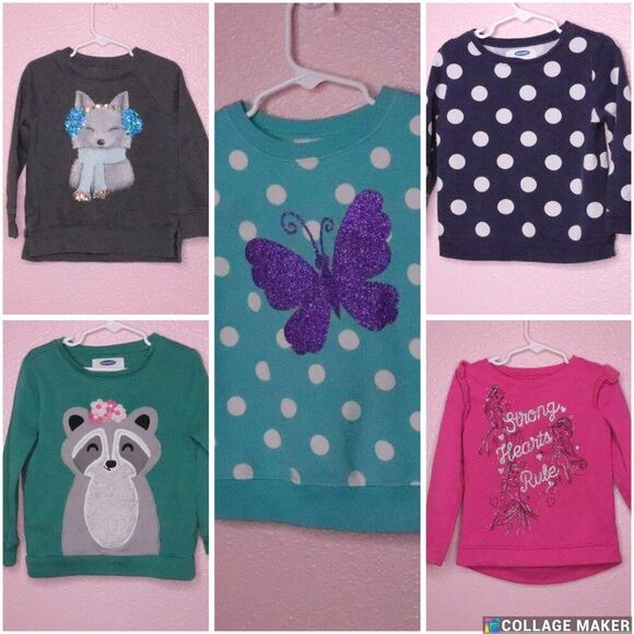 Old Navy Other - Old Navy | Toddler Girl Long Sleeve Crewneck Sweatshirts 4T